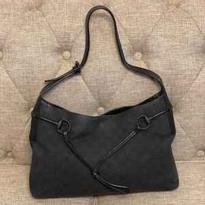 Gucci GG Monogram Horsebit Hobo
